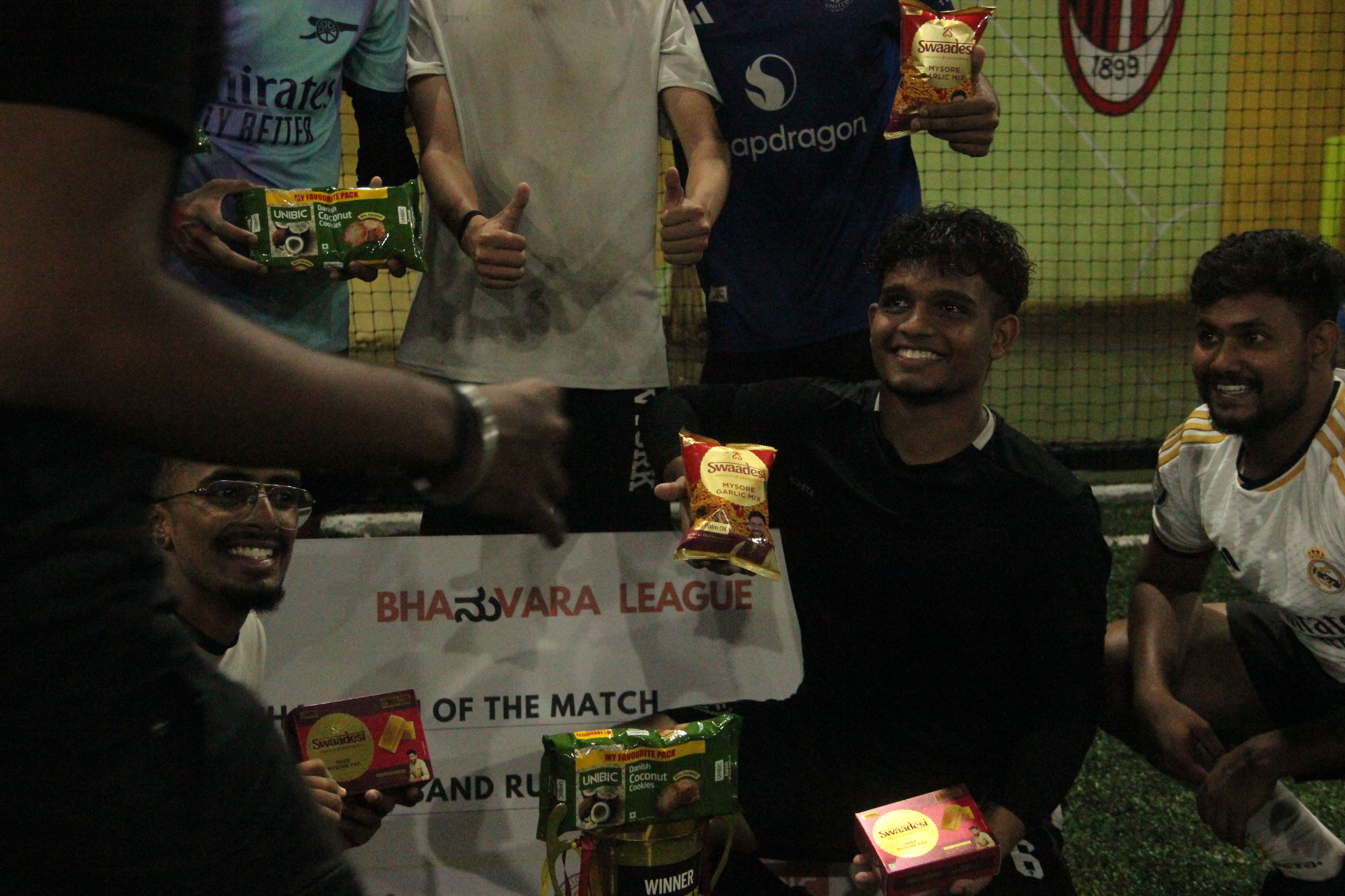 Hero of the Match Award Ceremony